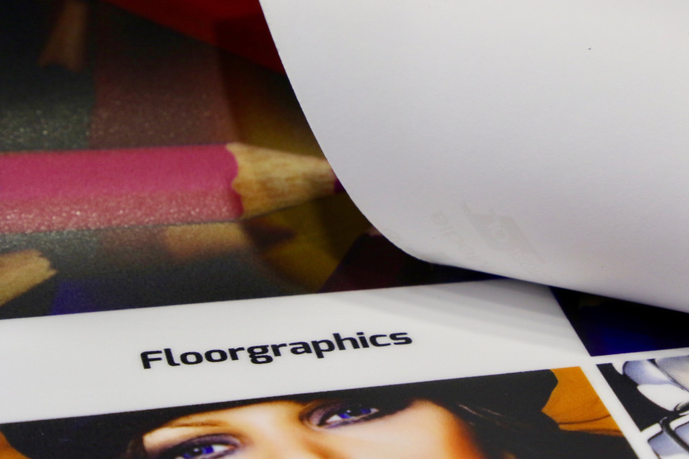 Printable floor sticker material