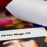 PVC banner material with canvas structure