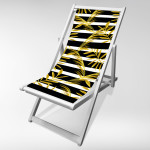 Printed beach chair