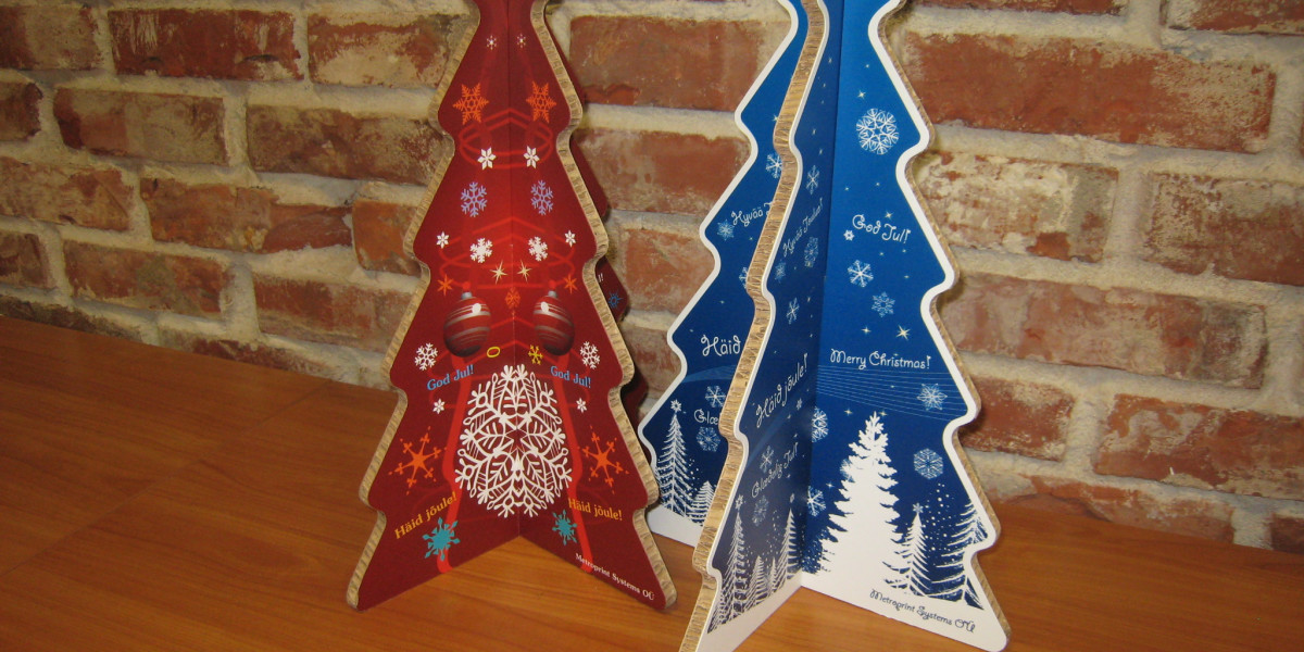 Small re-board Christmas trees