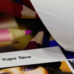 Yupo Taco sticker material for printing by Metroprint